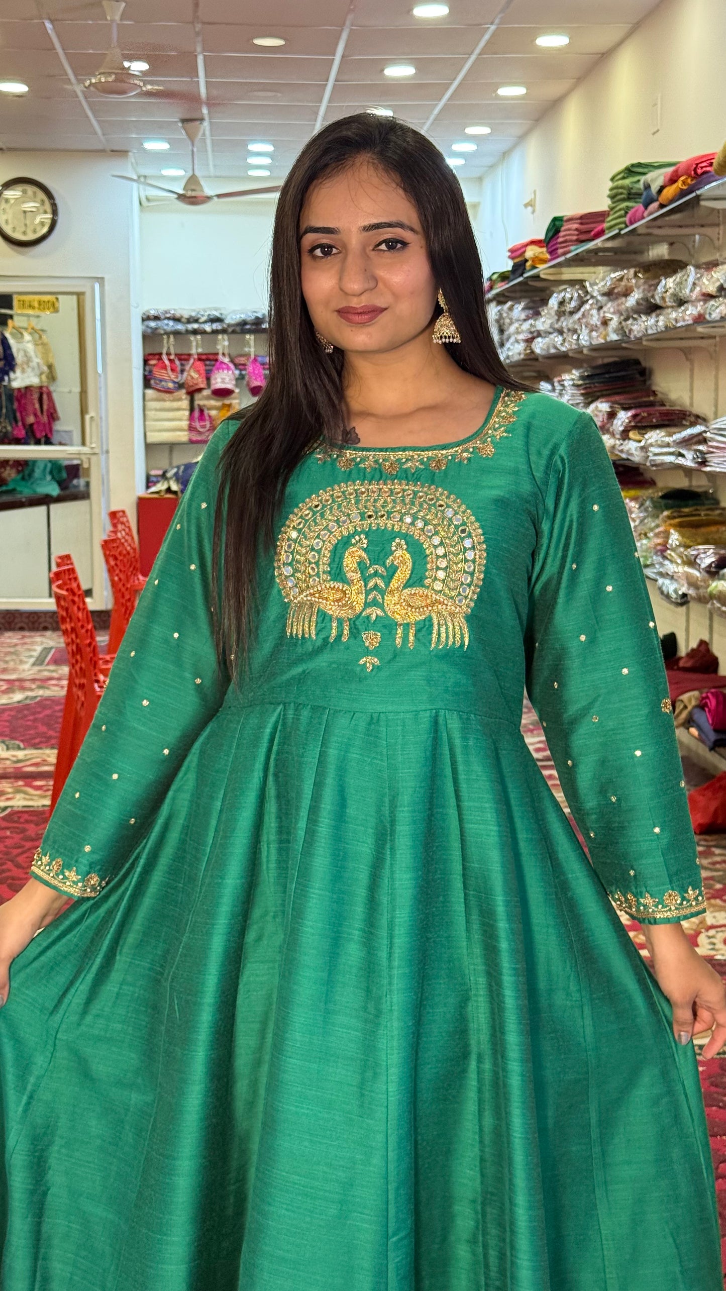 Peacock Grace Anarkali Kurta