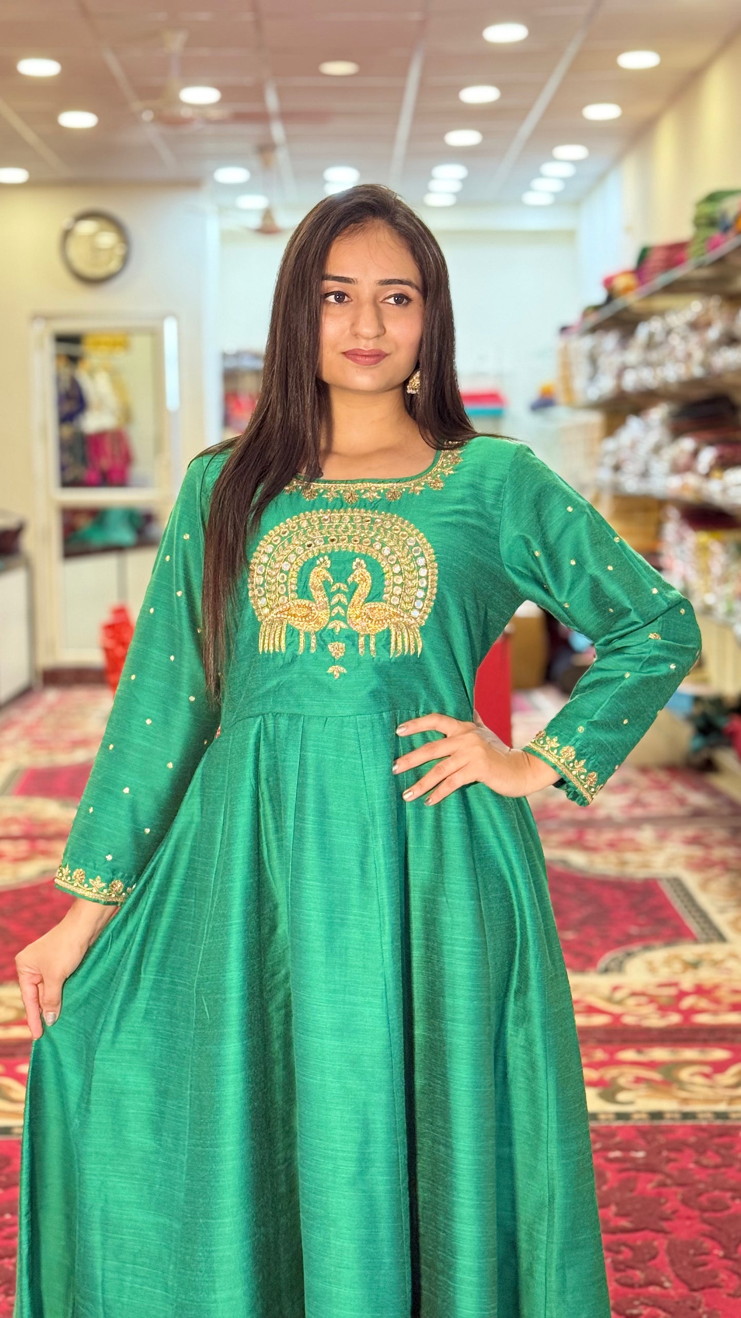 Peacock Grace Anarkali Kurta