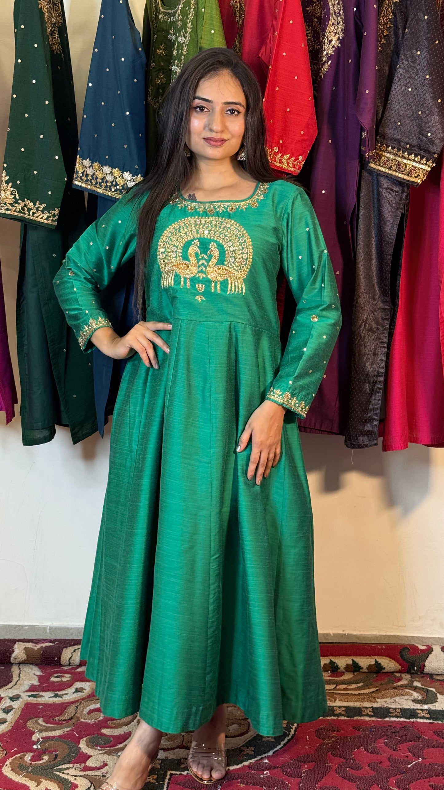 Peacock Grace Anarkali Kurta