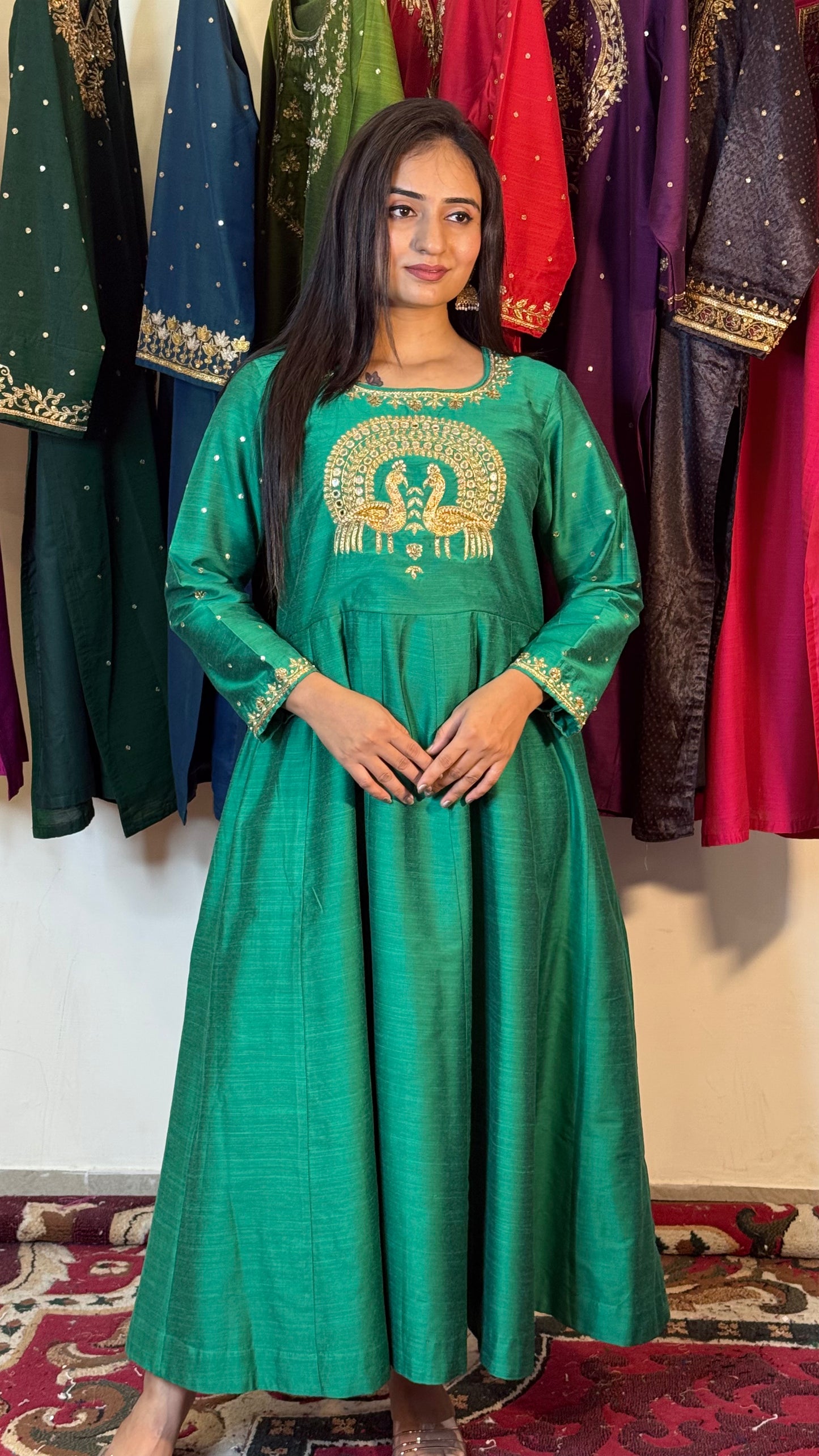 Peacock Grace Anarkali Kurta