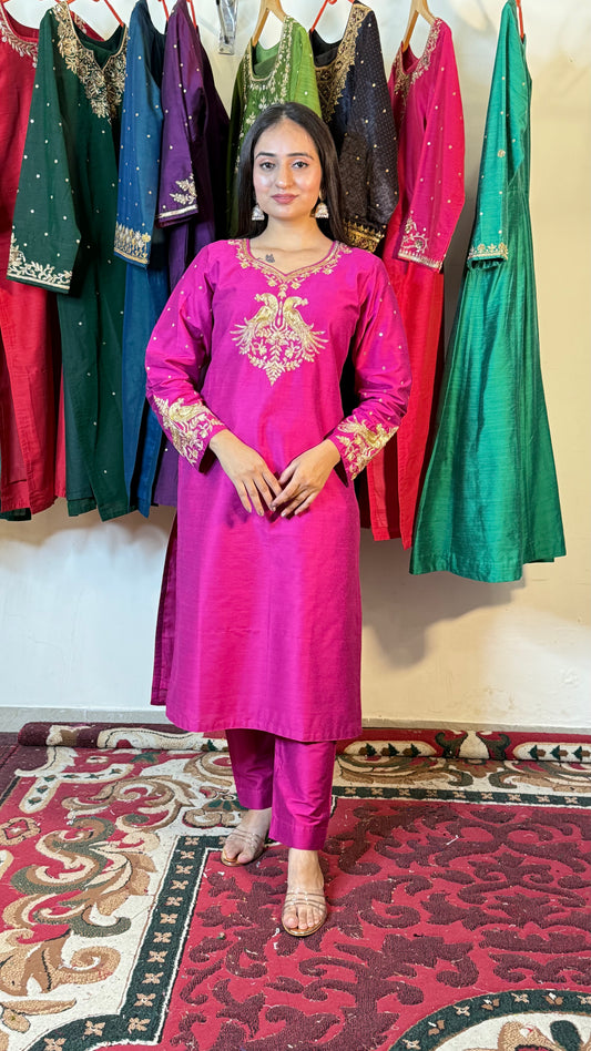 Peacock Glow Kurta Set