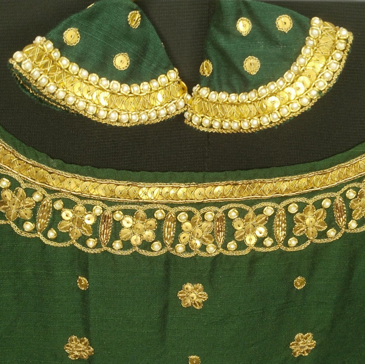 Artisan Aura – Mandala Blouse (Bottel Green)