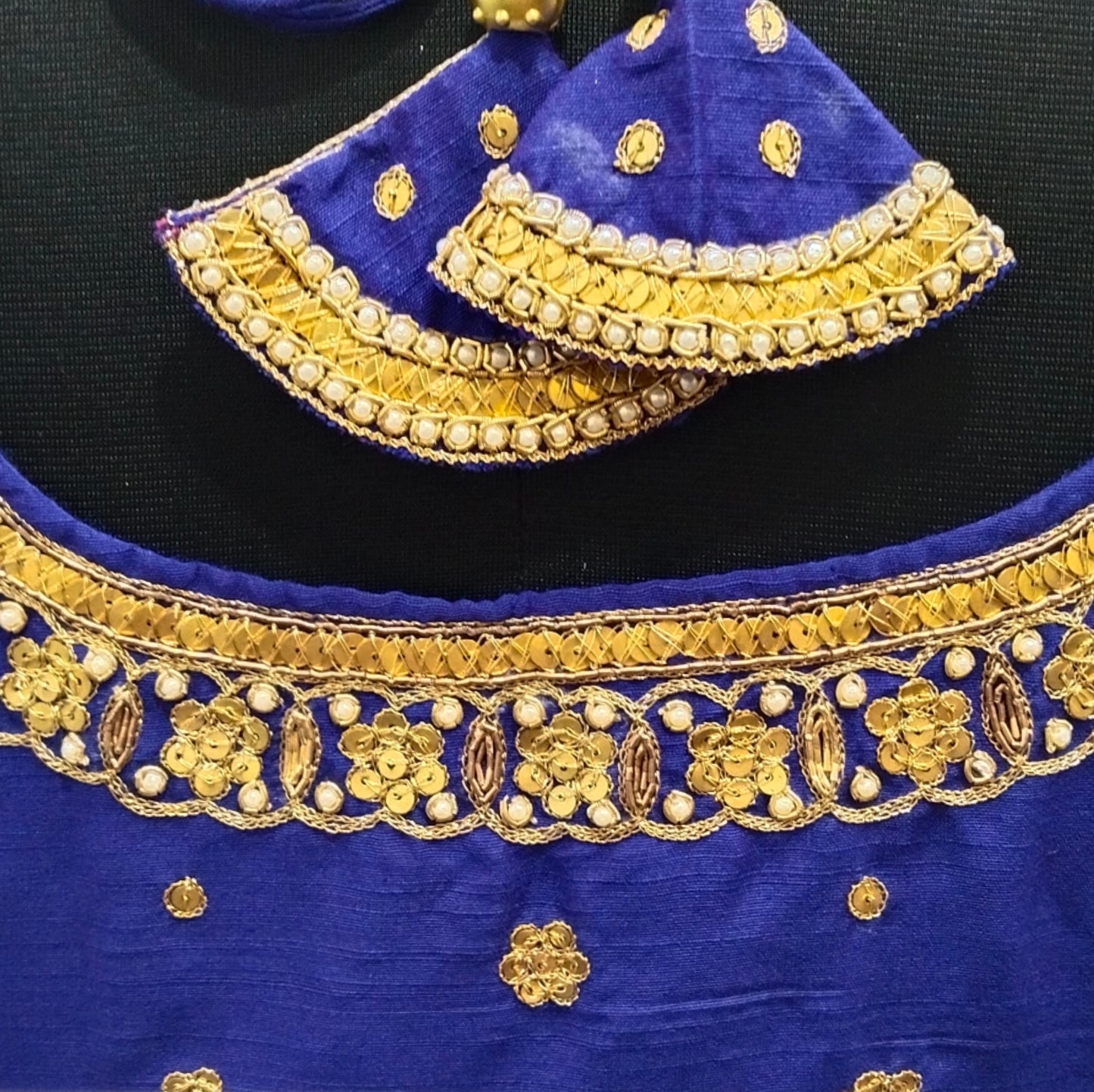 Artisan Aura – Mandala Blouse (Royal Blue)