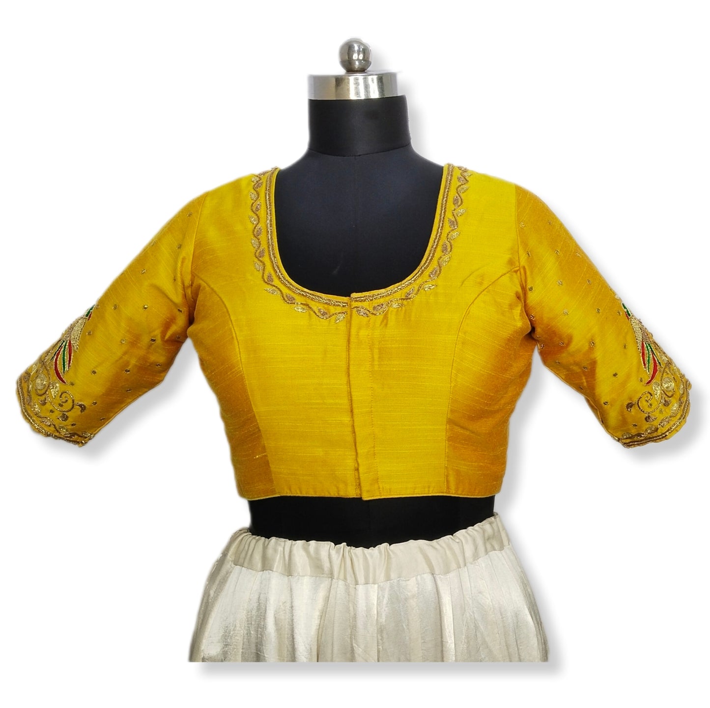 Gujarati Patola Blouse – Parrot Motif