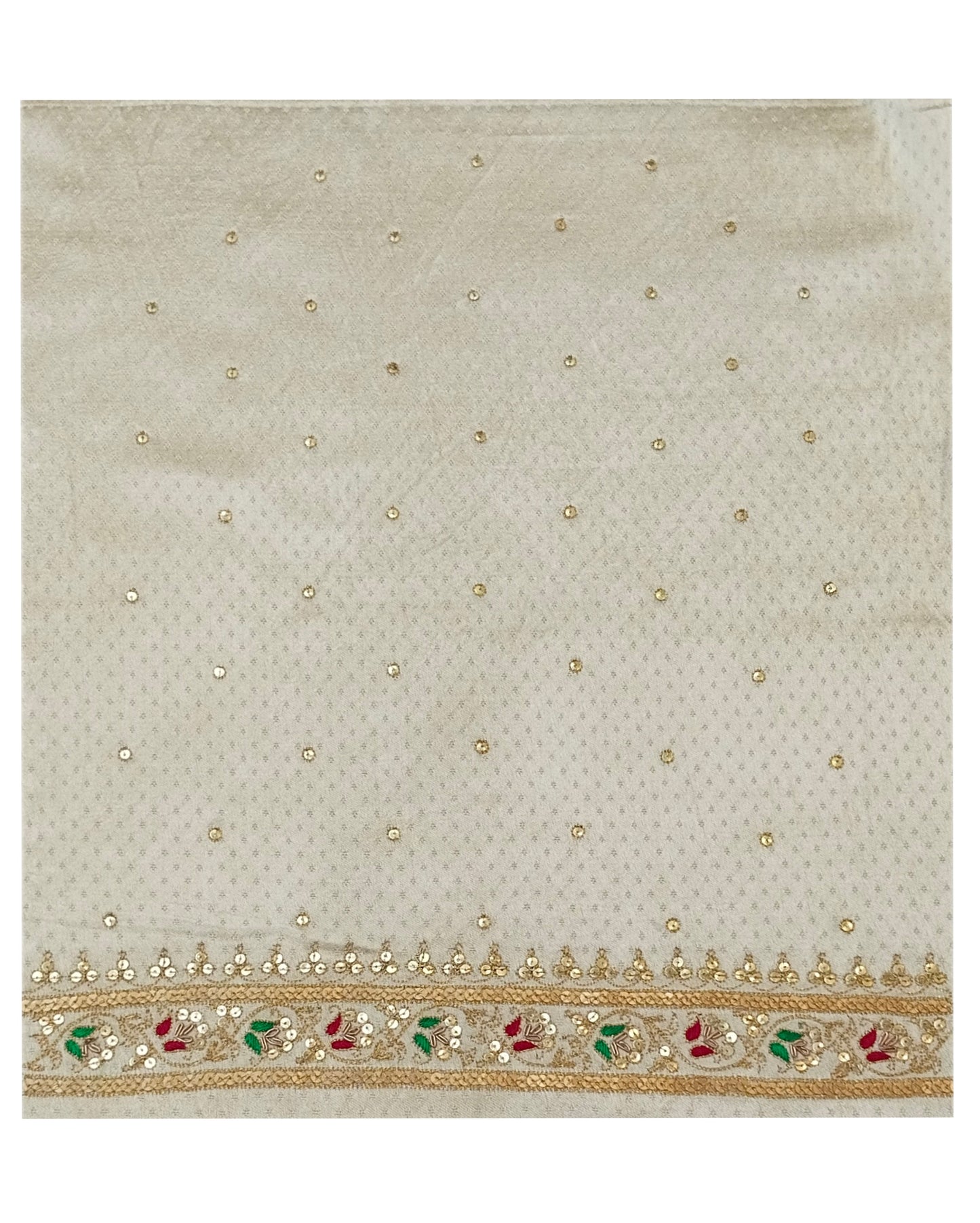 Kohinoor Karigari zardozi work designer aabha (Off White)