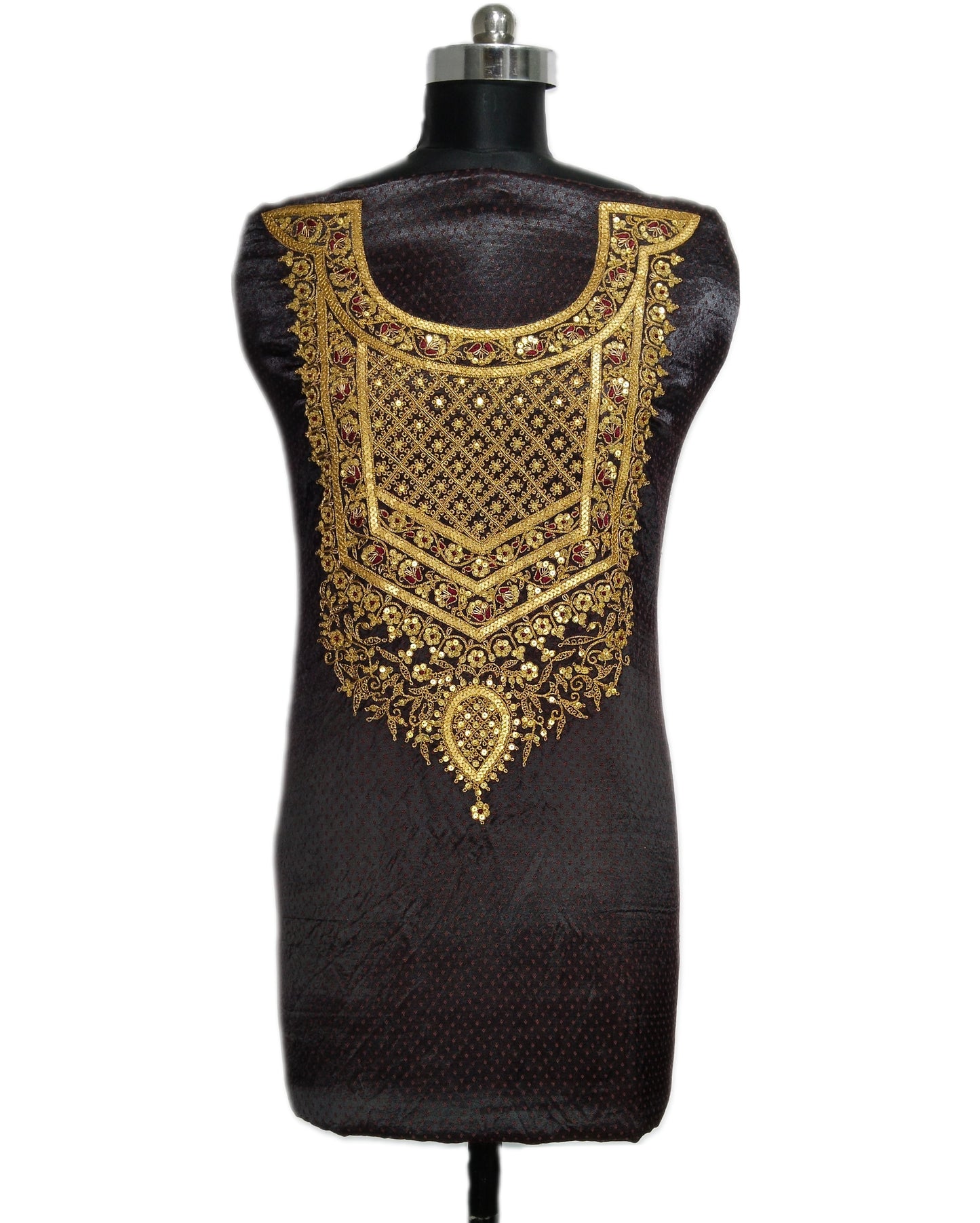 Kohinoor Karigari zardozi work designer aabha (Black)