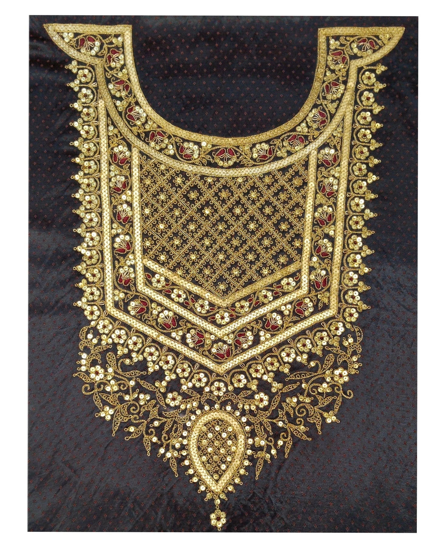 Kohinoor Karigari zardozi work designer aabha (Black)