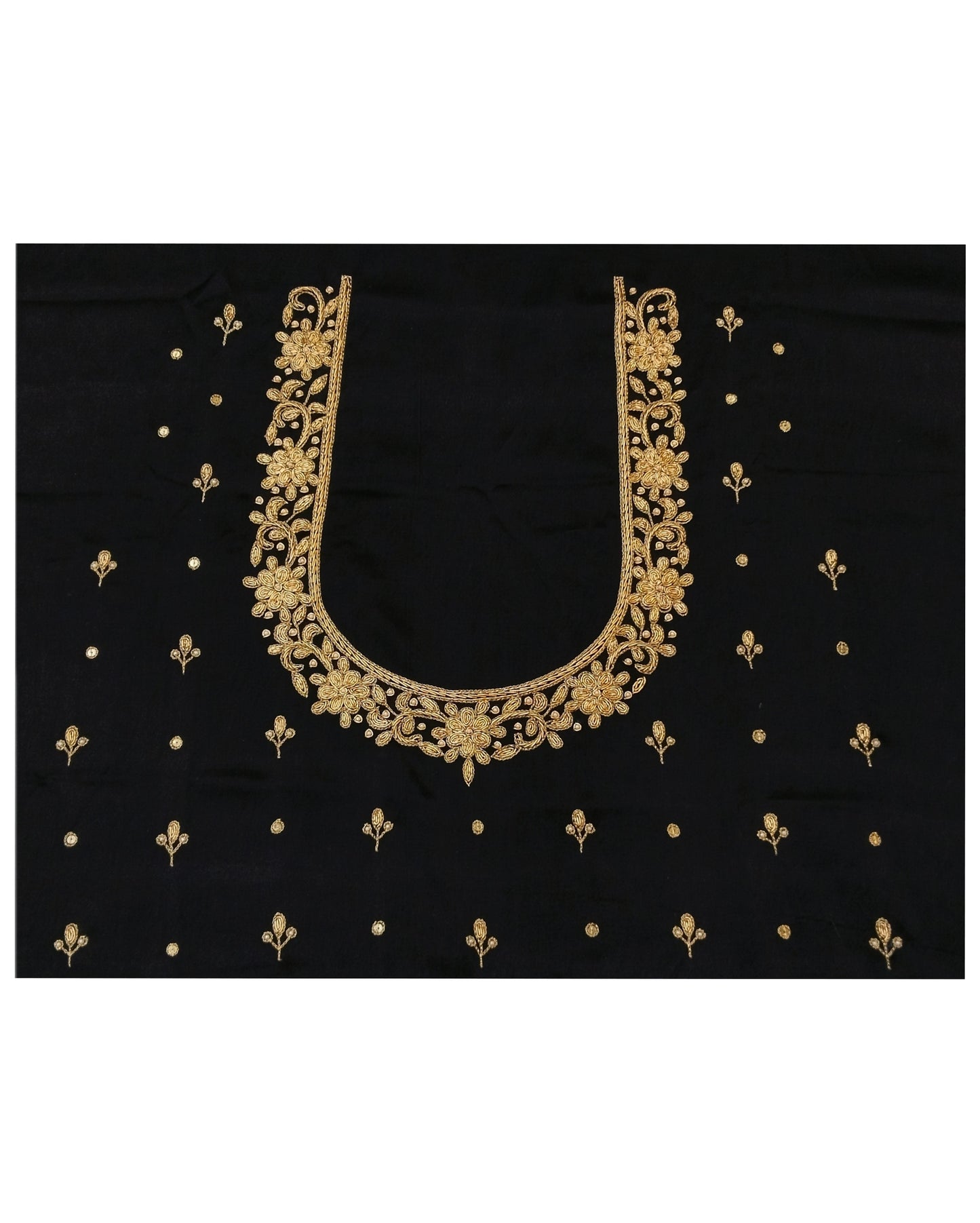 Handcrafted Zardozi Perfection blouse pis.