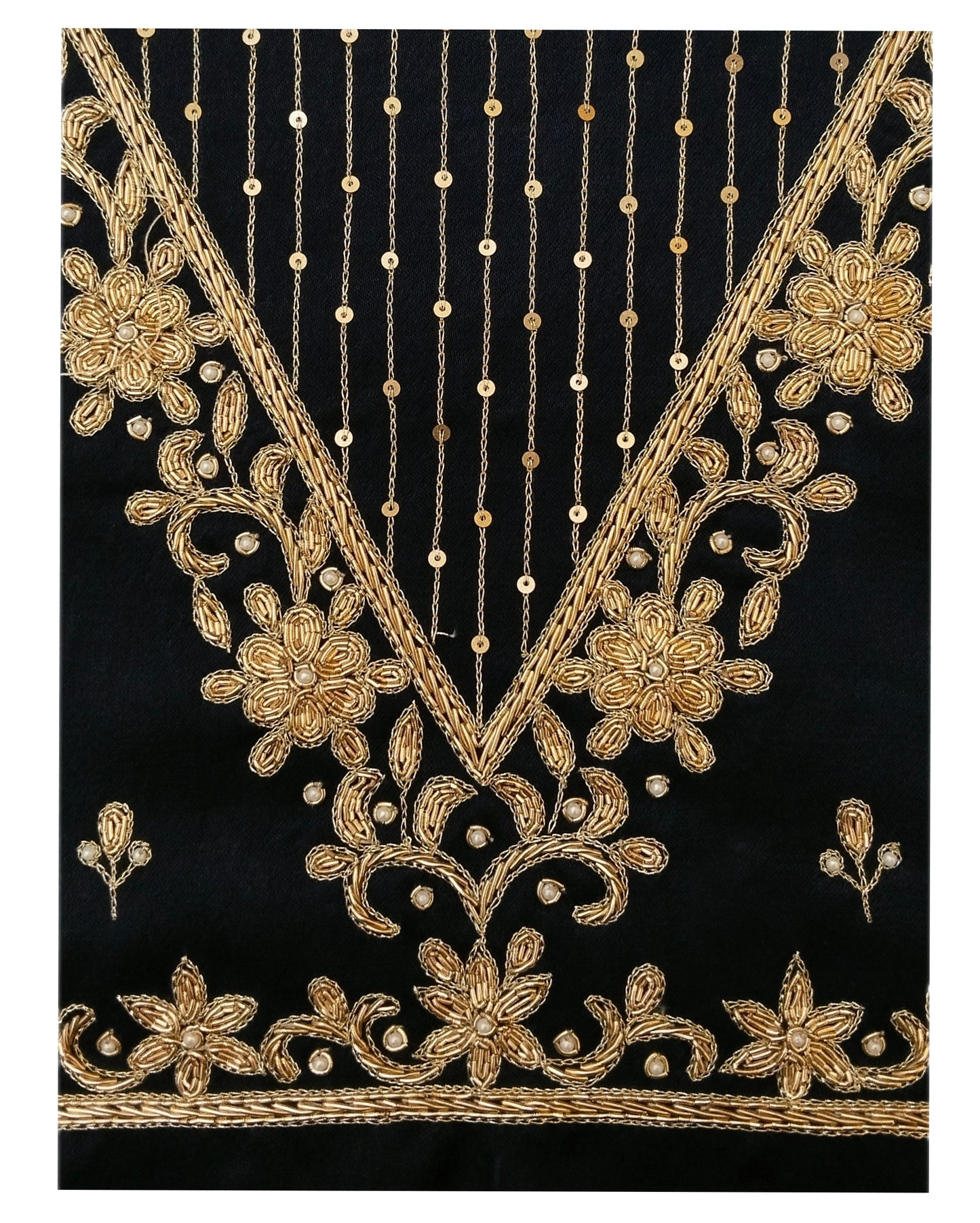 Handcrafted Zardozi Perfection blouse pis.