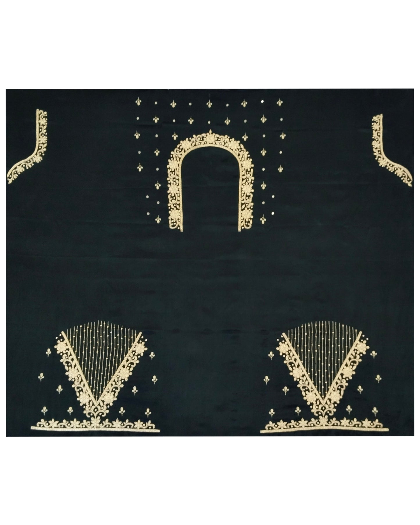 Handcrafted Zardozi Perfection blouse pis.