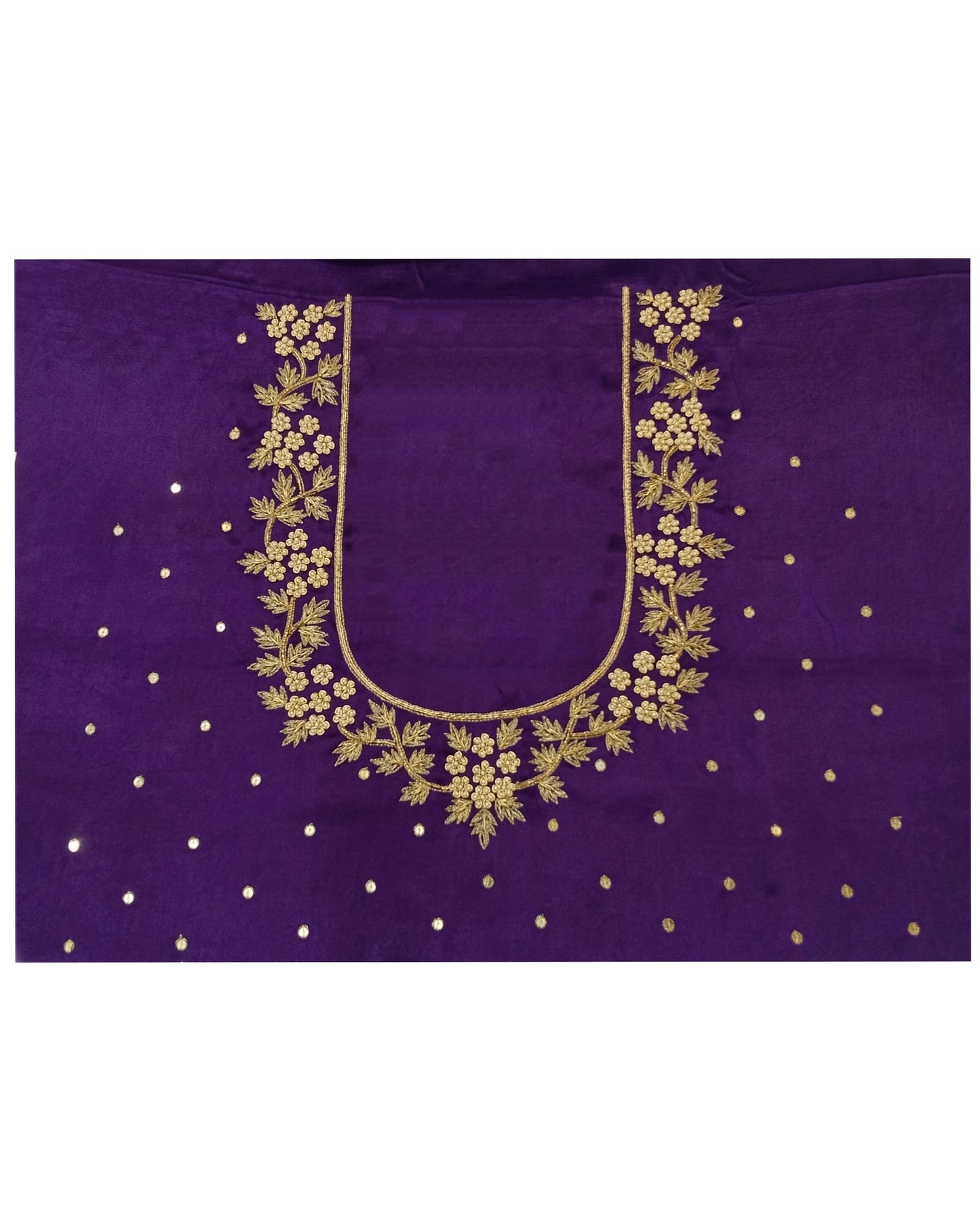 Riwaayat - Handcrafted Blouse Pieces (Purple)