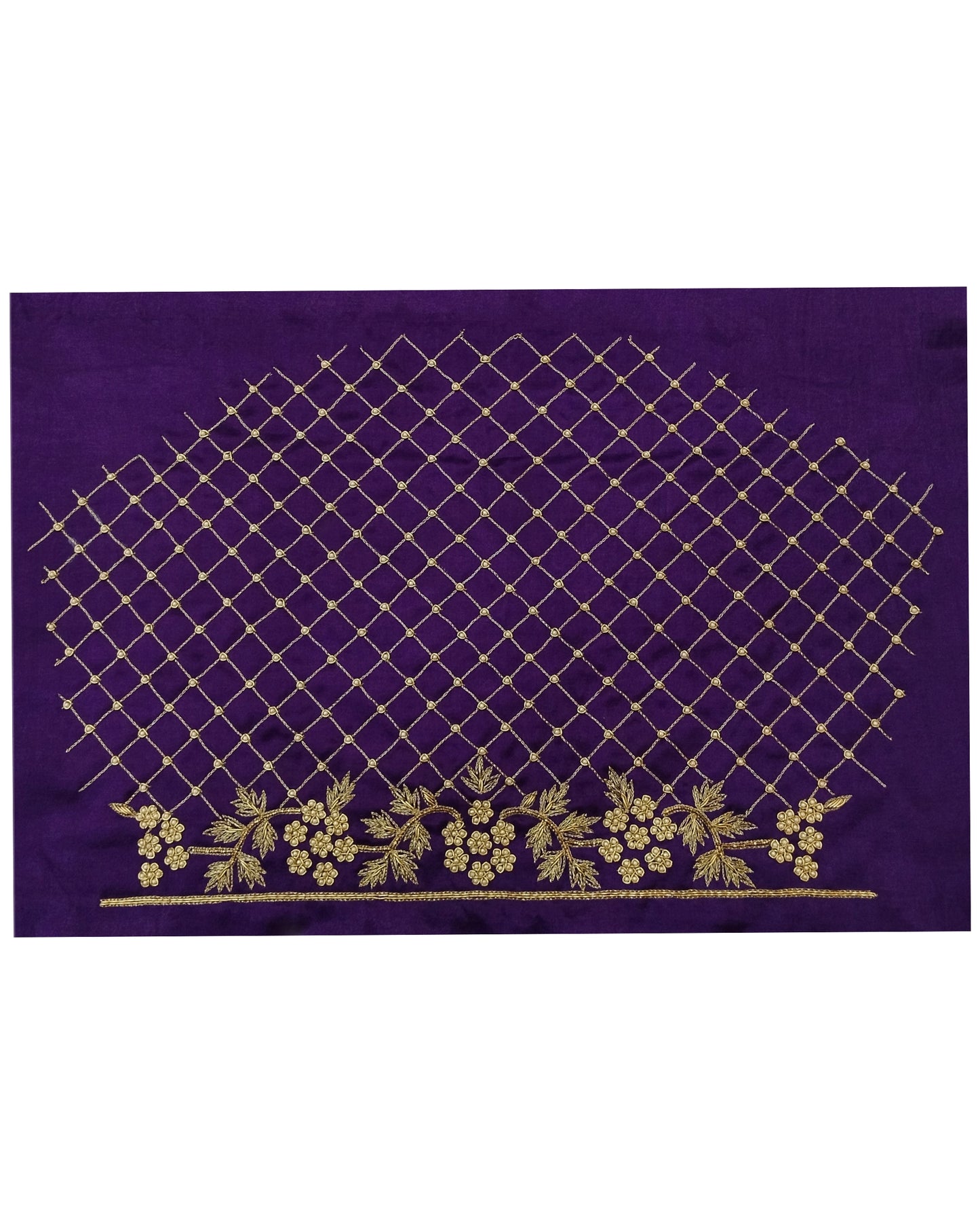 Riwaayat - Handcrafted Blouse Pieces (Purple)