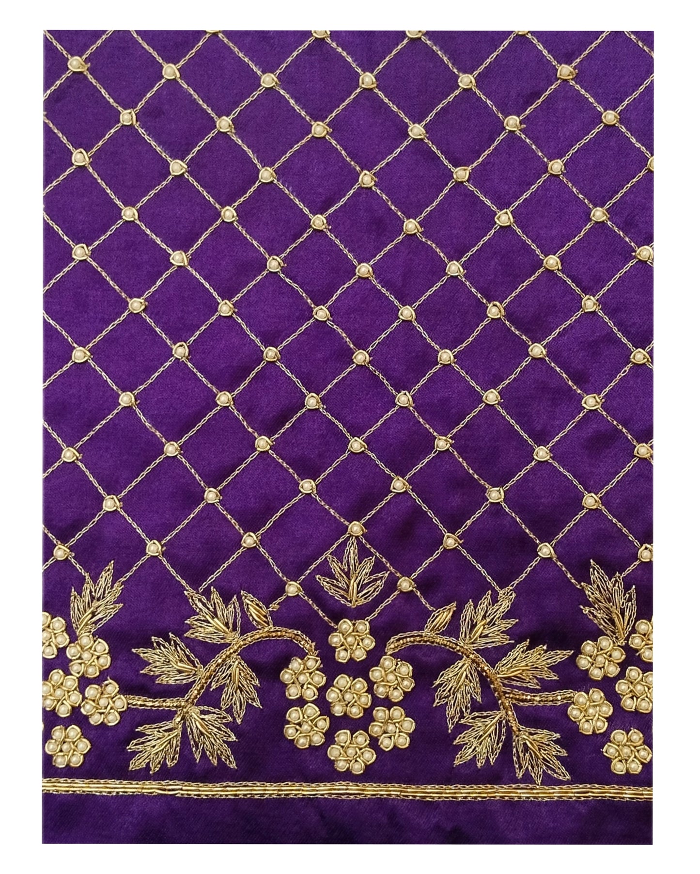 Riwaayat - Handcrafted Blouse Pieces (Purple)