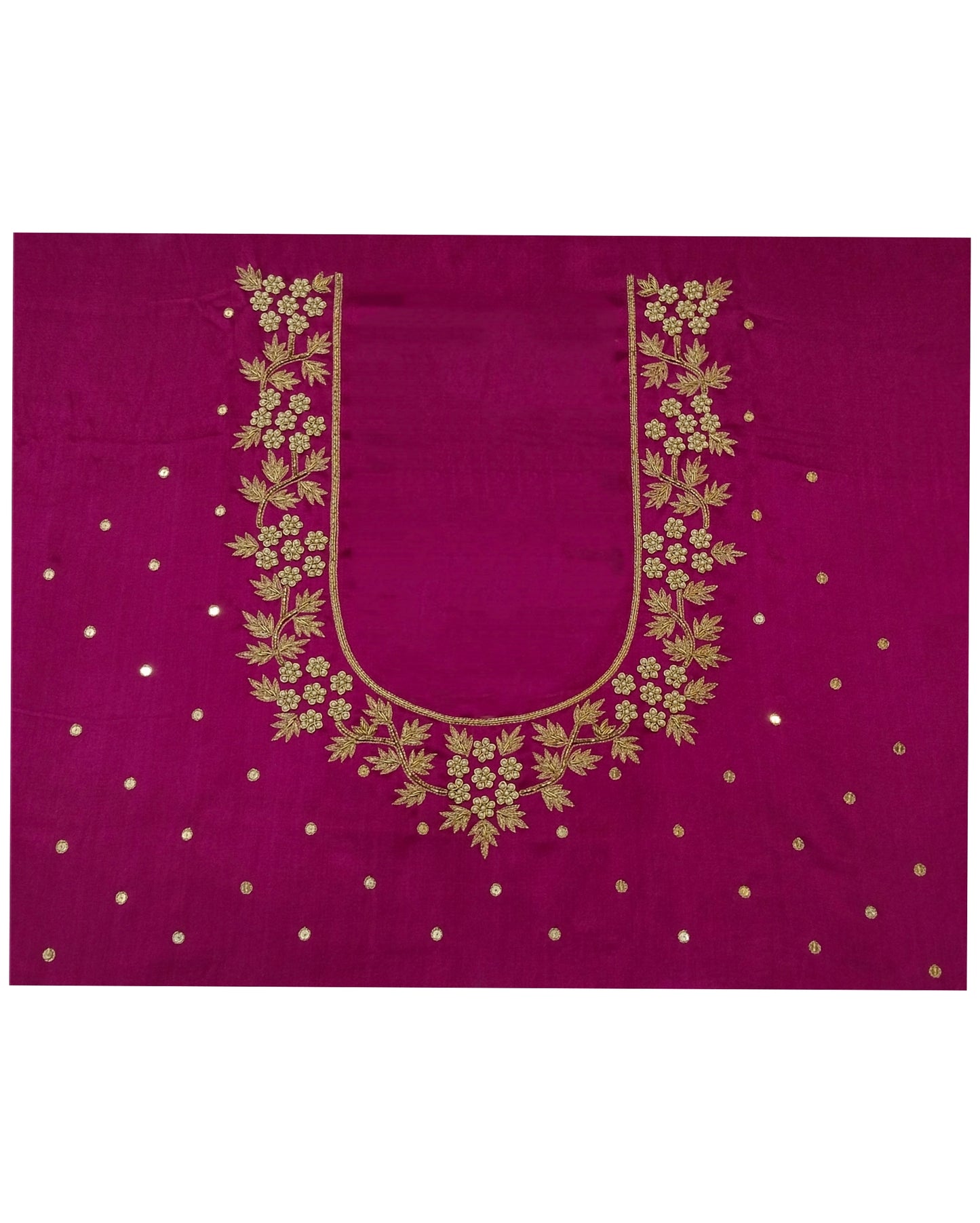 Riwaayat - Handcrafted Blouse Pieces (Magenta)