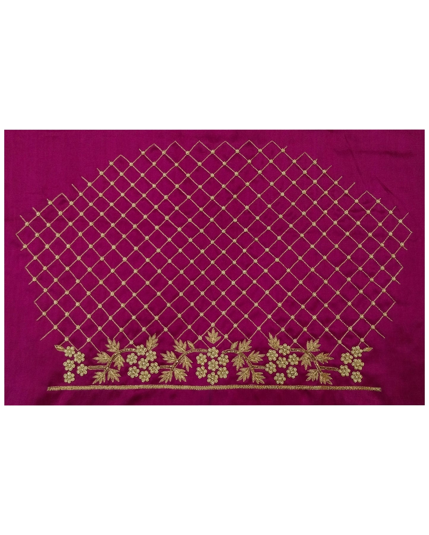 Riwaayat - Handcrafted Blouse Pieces (Magenta)