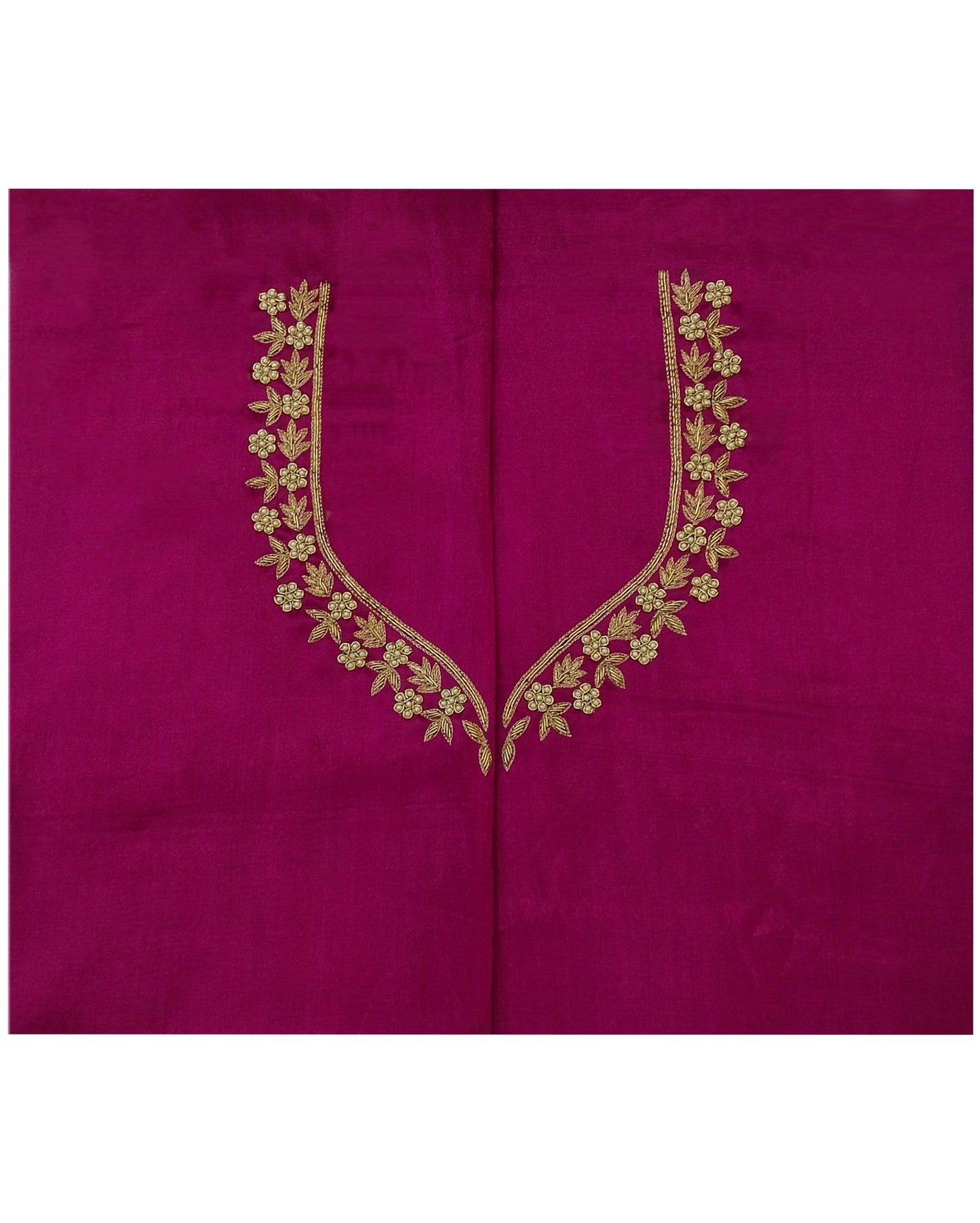 Riwaayat - Handcrafted Blouse Pieces (Magenta)