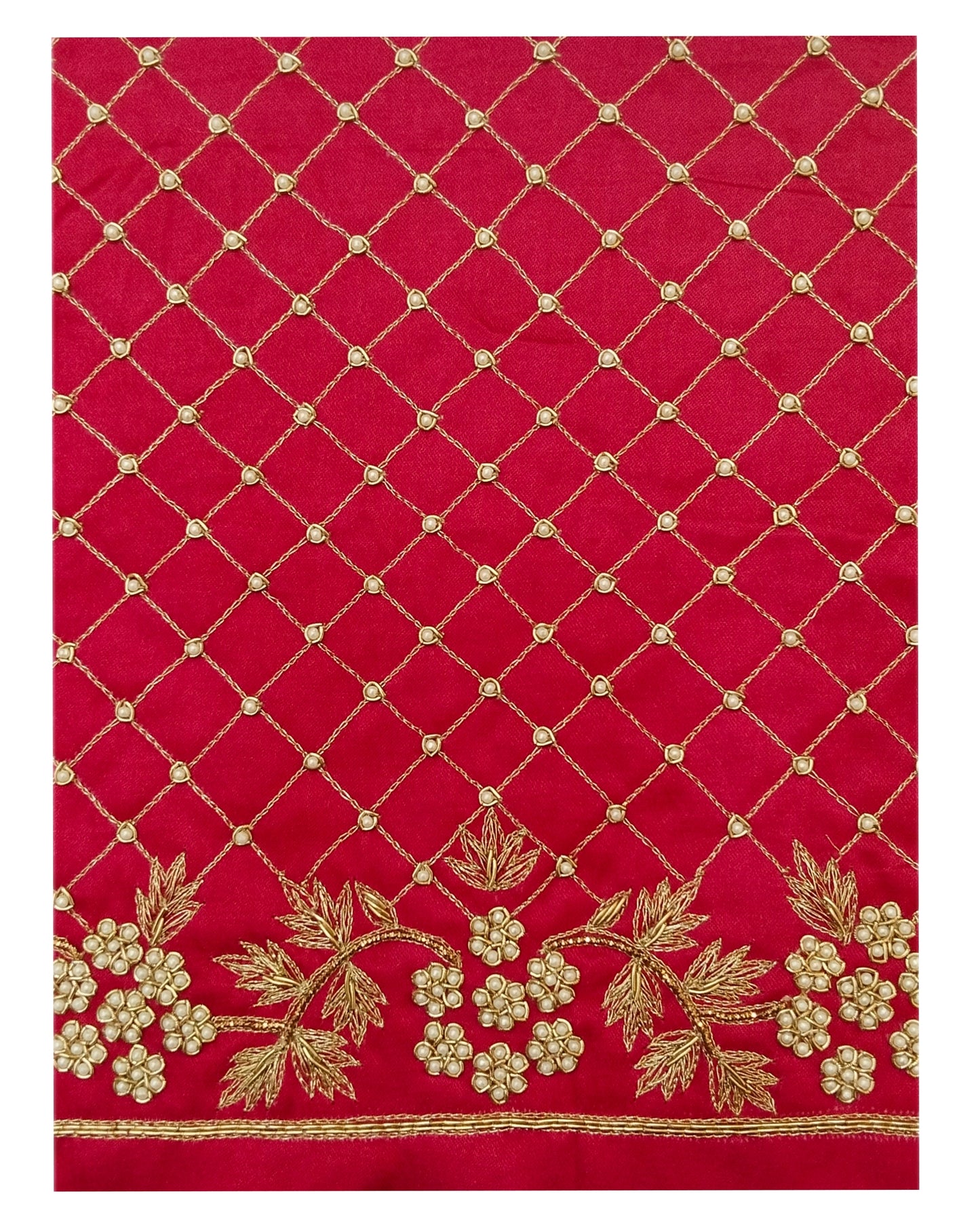 Riwaayat - Handcrafted Blouse Pieces (Red)