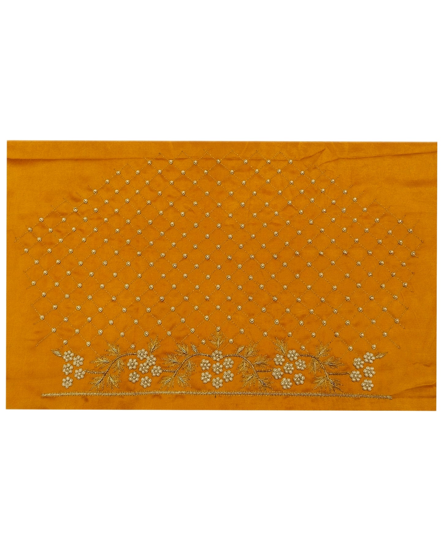 Riwaayat - Handcrafted Blouse Pieces (Musterd Yellow)