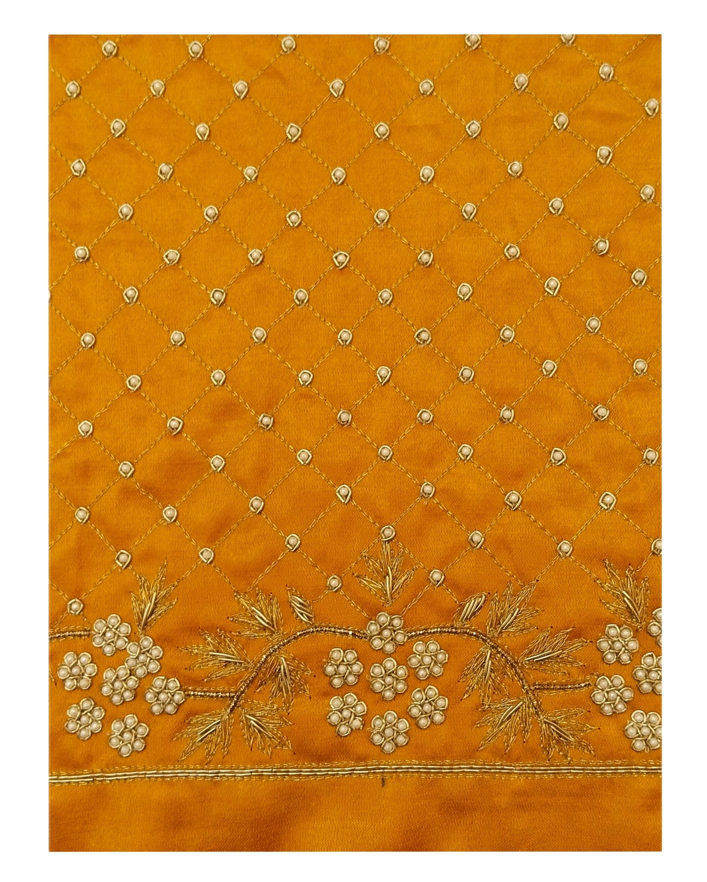 Riwaayat - Handcrafted Blouse Pieces (Musterd Yellow)