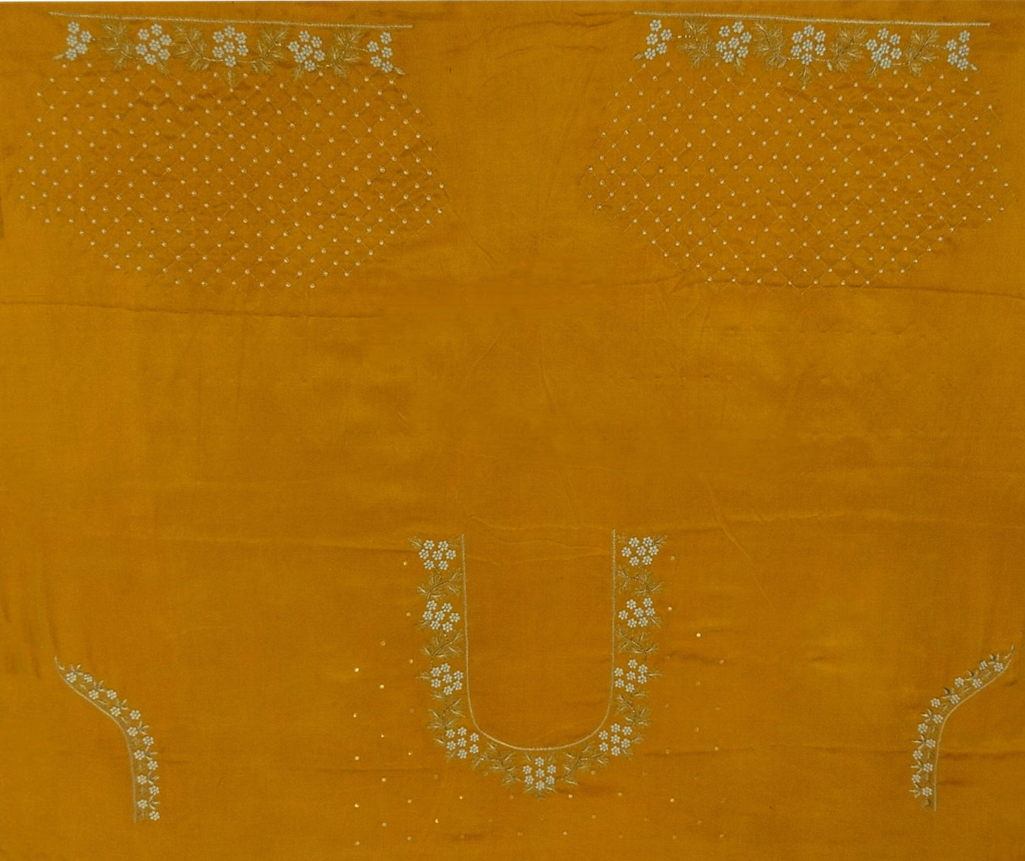 Riwaayat - Handcrafted Blouse Pieces (Musterd Yellow)