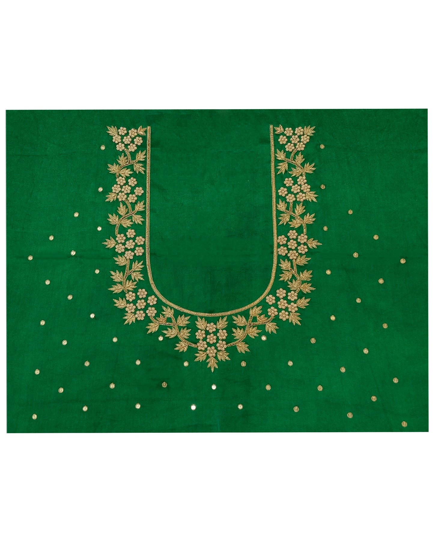 Riwaayat - Handcrafted Blouse Pieces (Green)