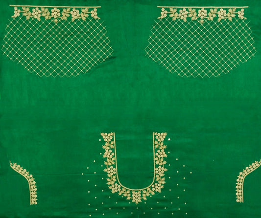 Riwaayat - Handcrafted Blouse Pieces (Green)