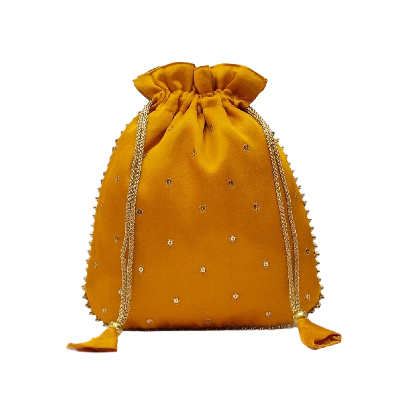 Designer potli batwa (Yellow)