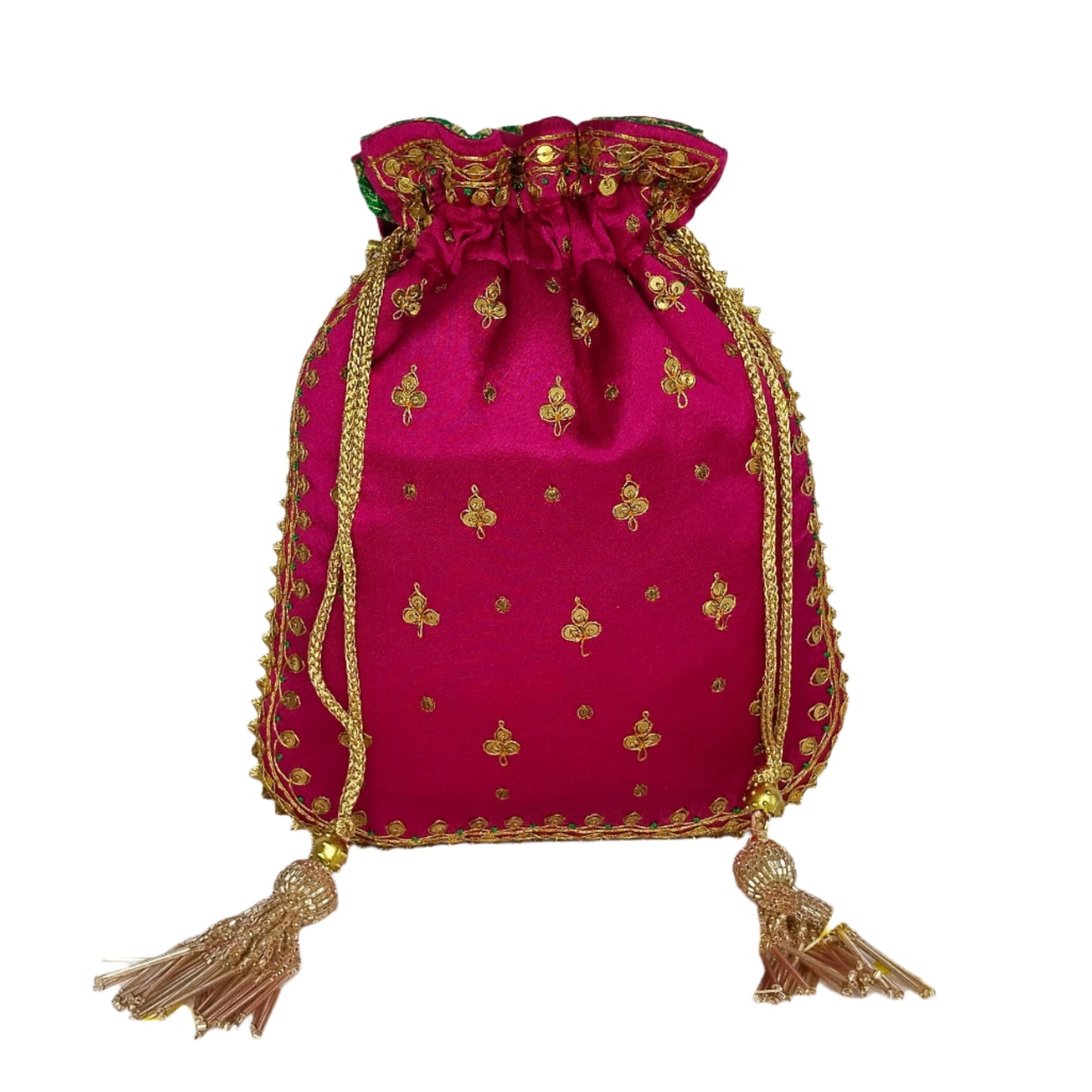 Elephent Marodi Work Potli Batwa (Pink)