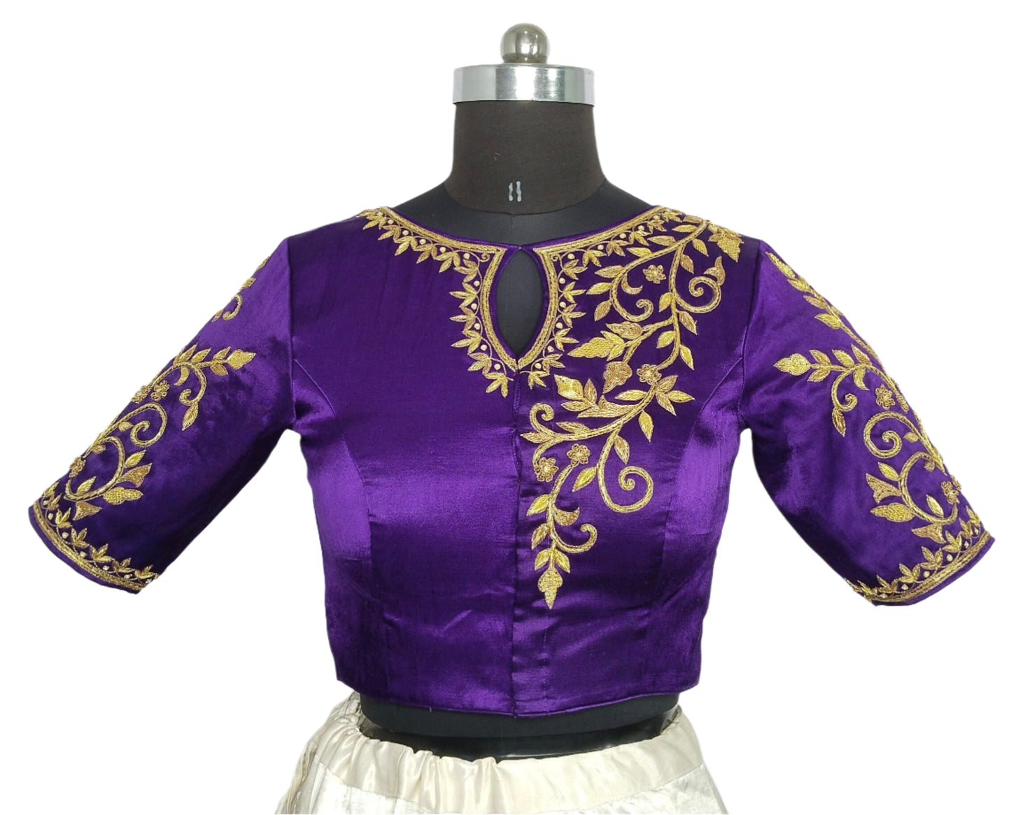 Royal Bloom Zardozi designer Blouse
