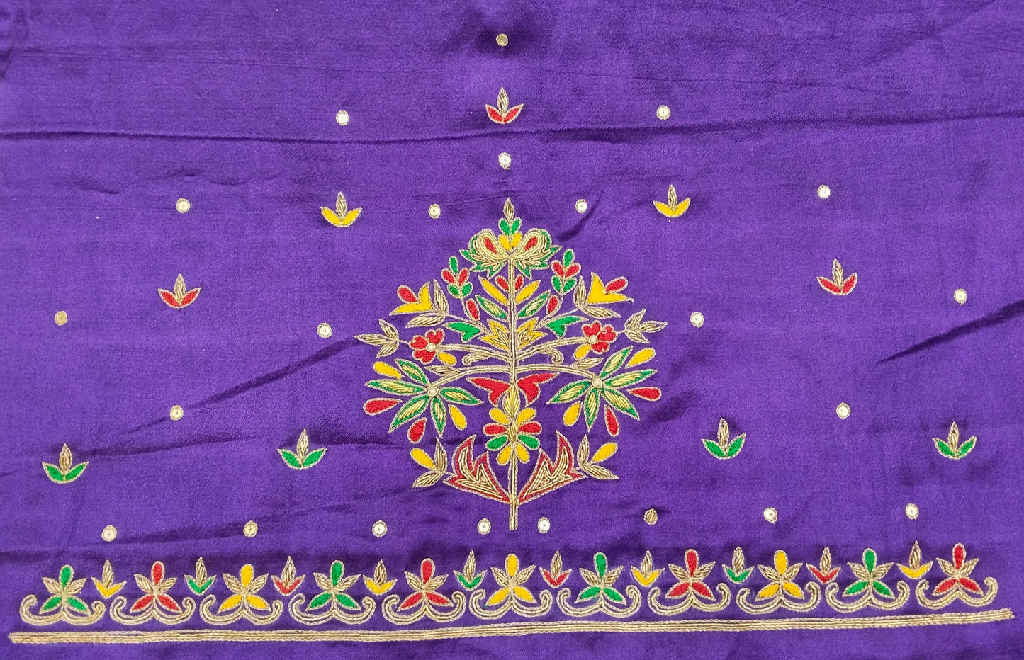 Noor-e-Zardozi – Silk Designer Blouse pis. (Purple)