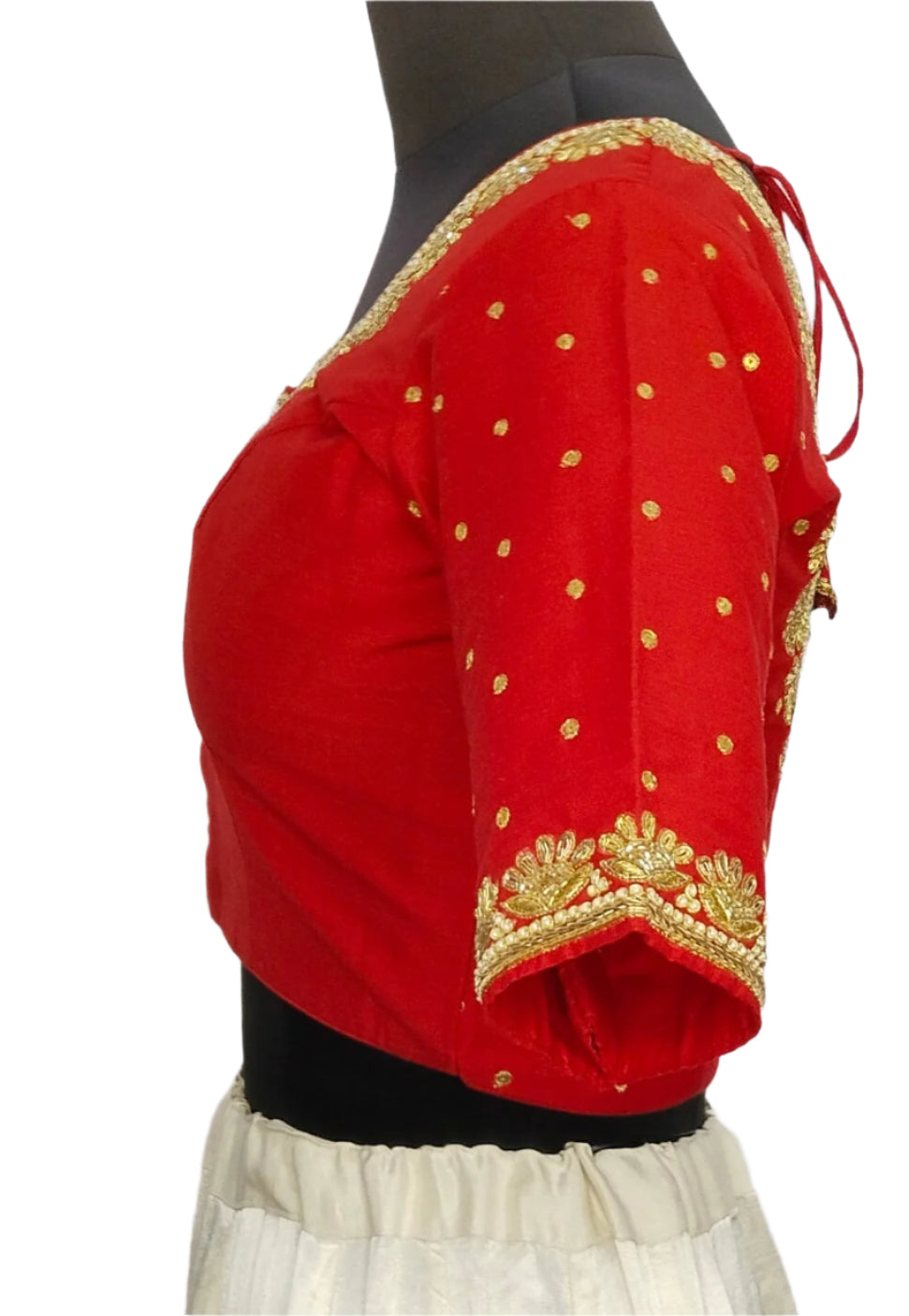 Regal Sabiya Handcrafted Zardozi Blouse (Red)
