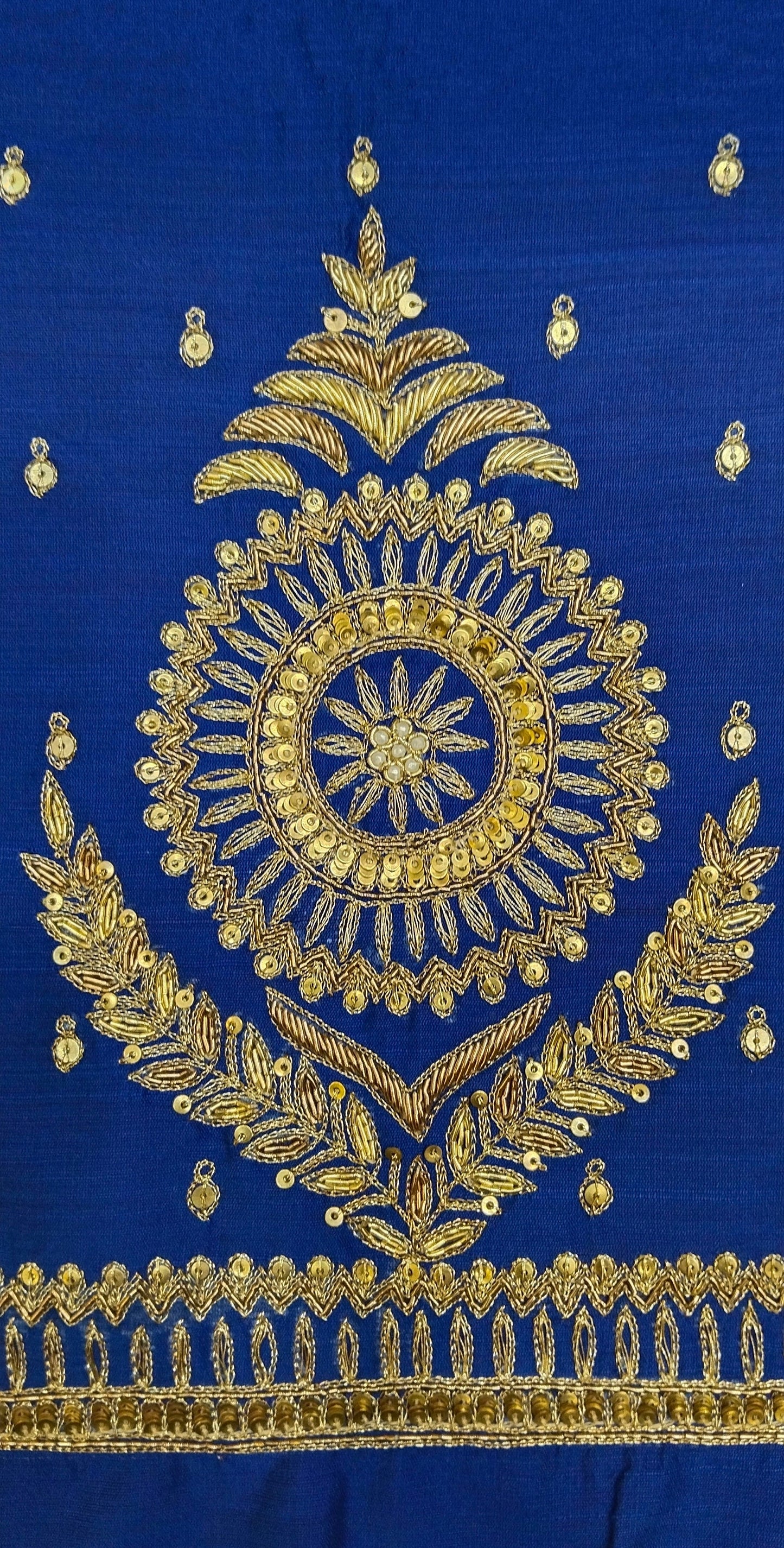 Classic Butta Zardozi Embroidery Piece