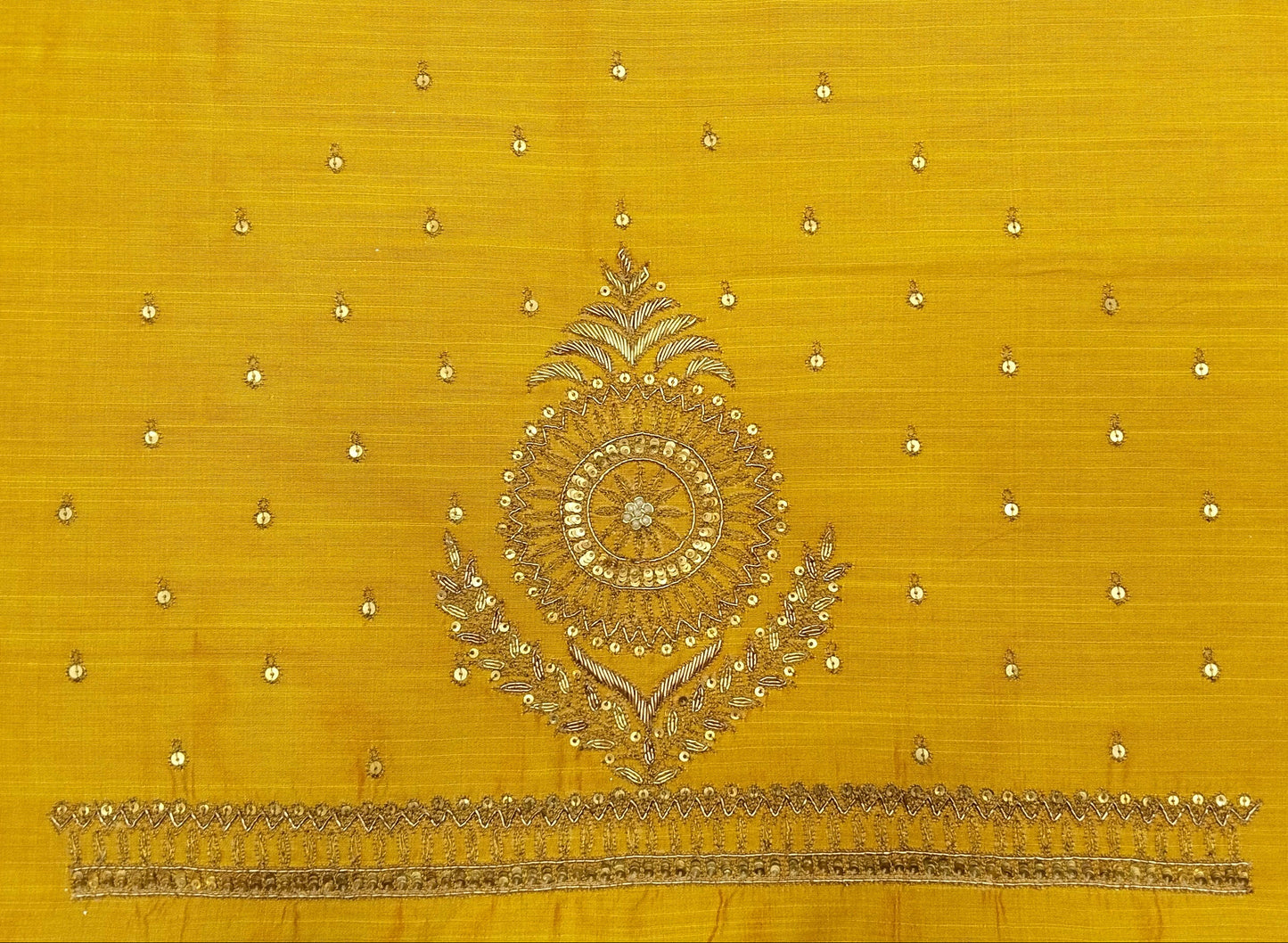 Classic Butta Zardozi Embroidery Piece