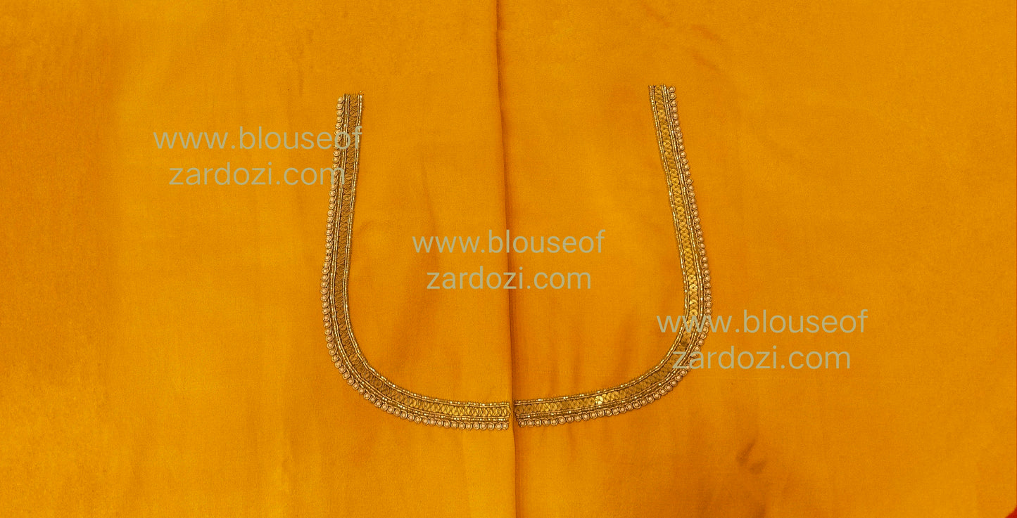 free Hand Zardozi Work Designer Blouse Pis.