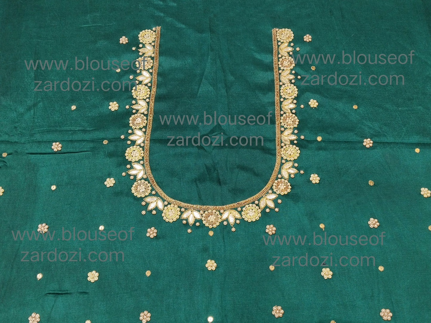 Gota Perl Zardozi Work Designer Blouse Pis
