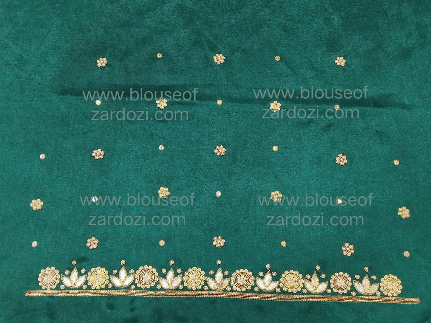 Gota Perl Zardozi Work Designer Blouse Pis