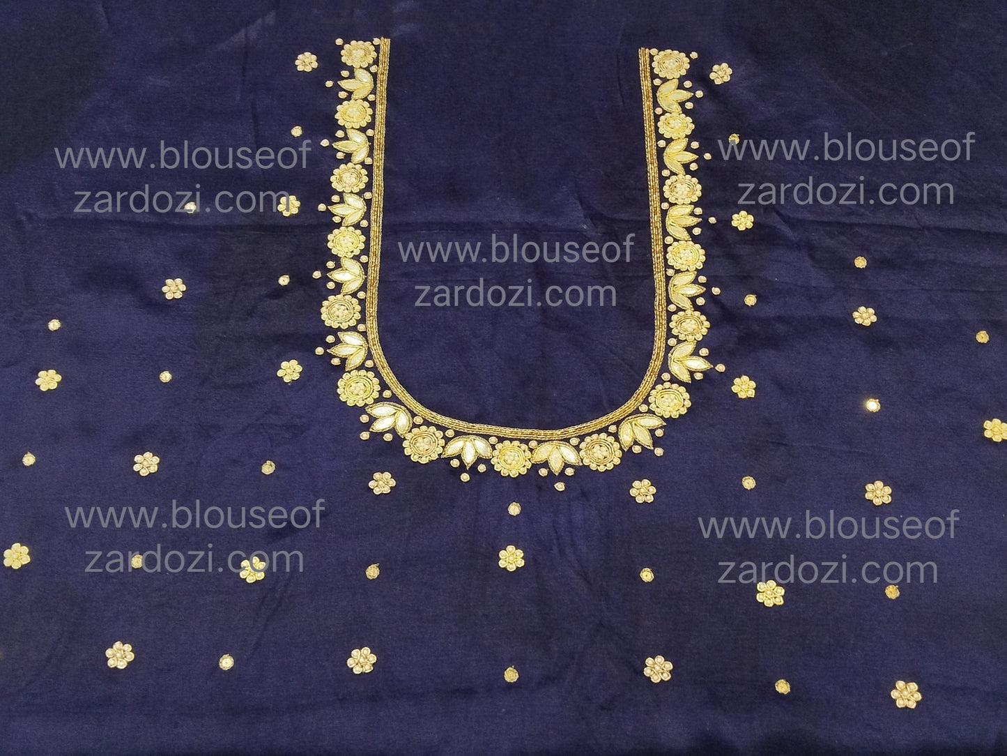 Gota Perl Zardozi Work Designer Blouse Pis