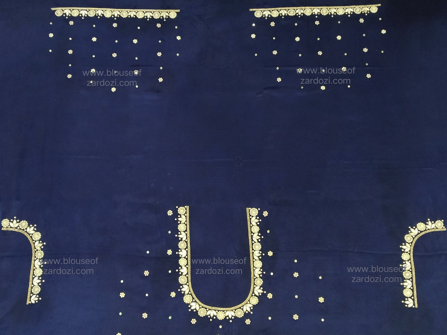 Gota Perl Zardozi Work Designer Blouse Pis