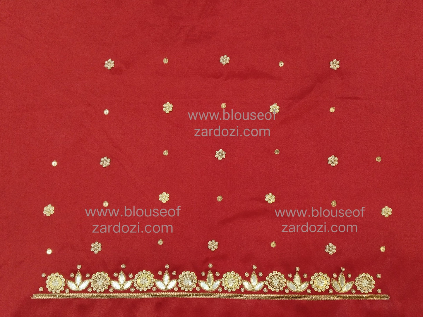 Gota Perl Zardozi Work Designer Blouse Pis