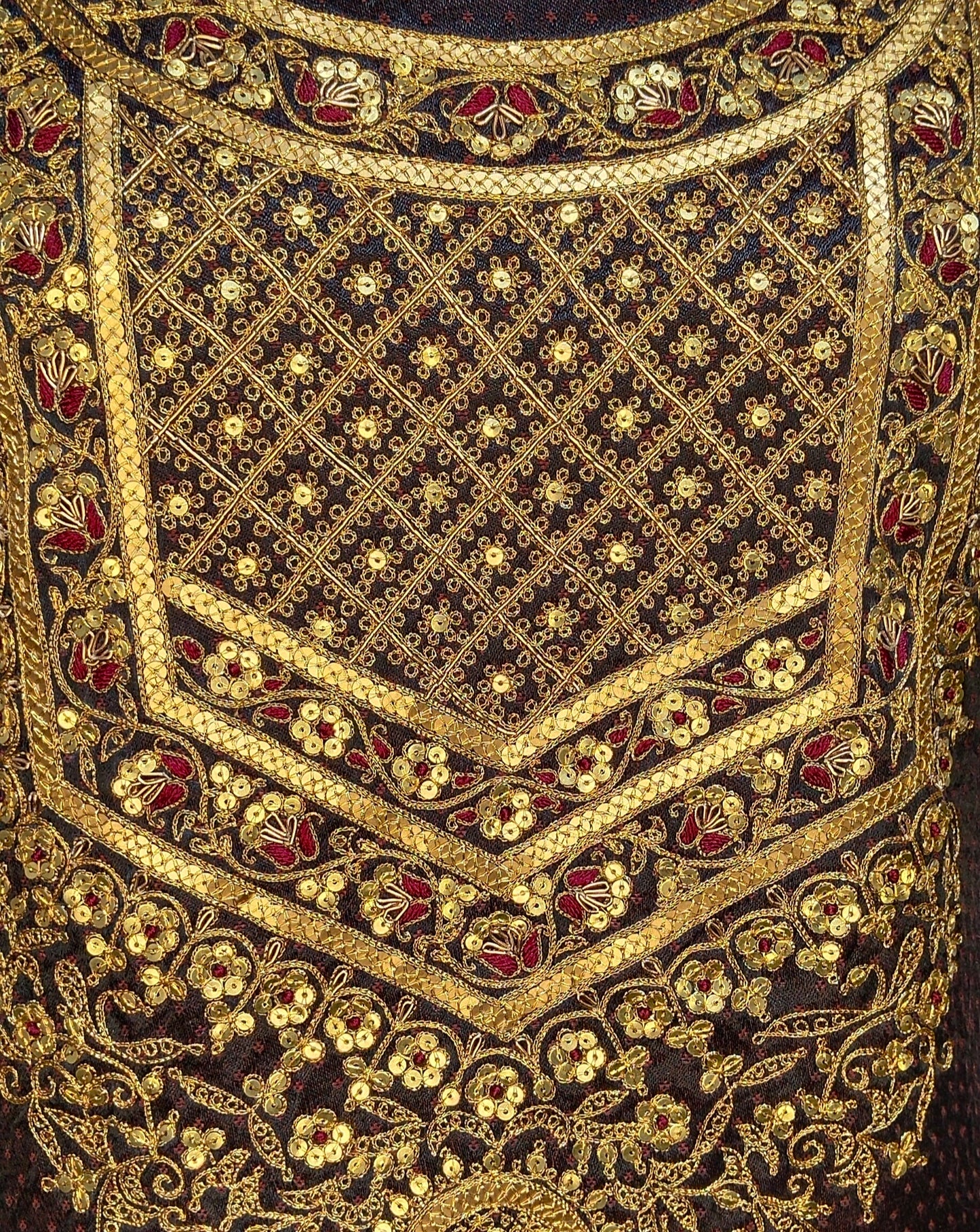 Kohinoor Karigari zardozi work designer aabha (Black)