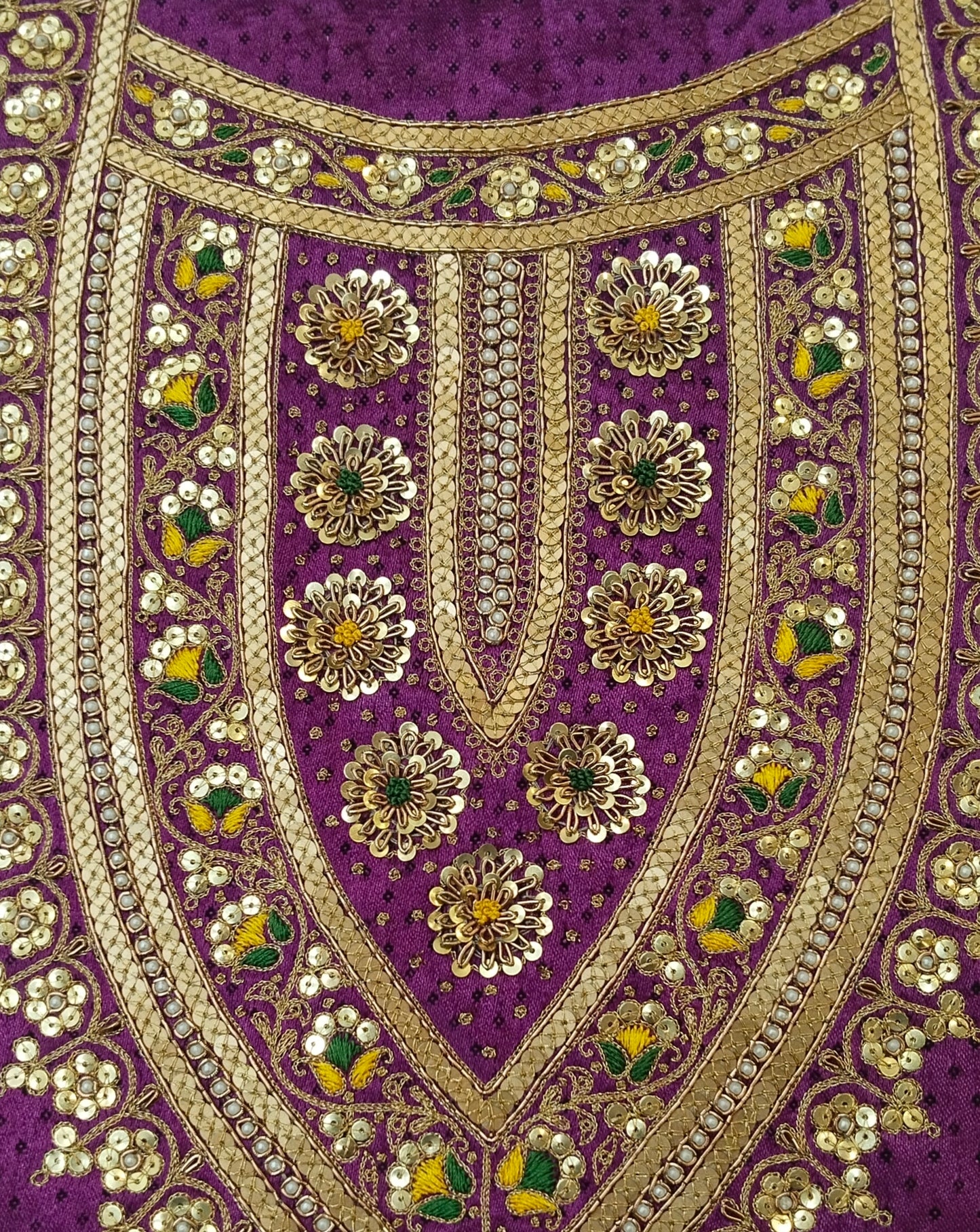 Marodi Mahal designer kurta set (Magenta)