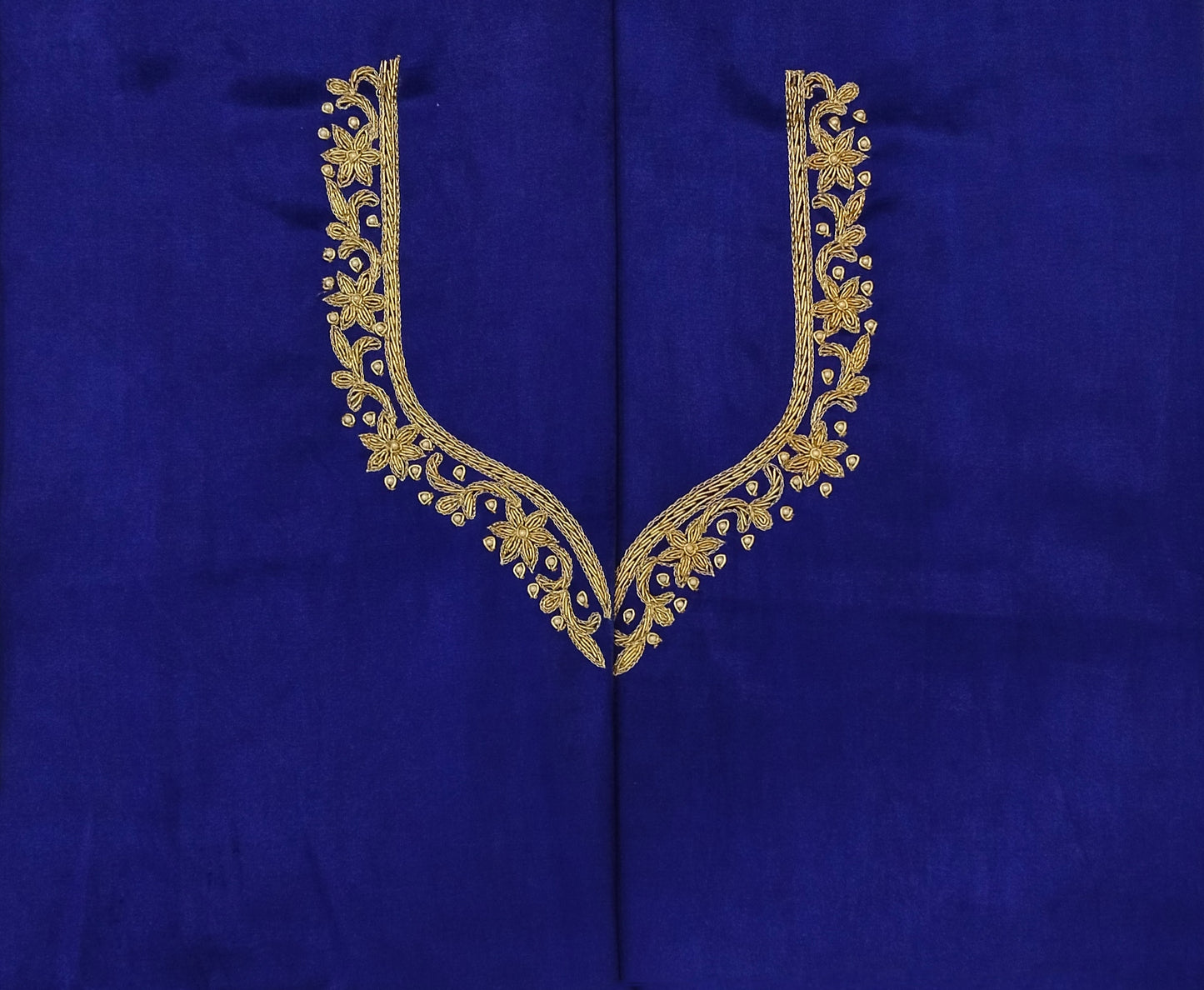 Handcrafted Zardozi Perfection blouse pis.