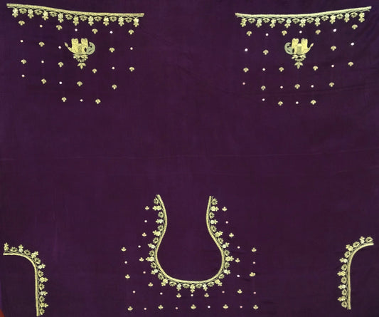 Heritage Elephant Embroidered Blouse piece