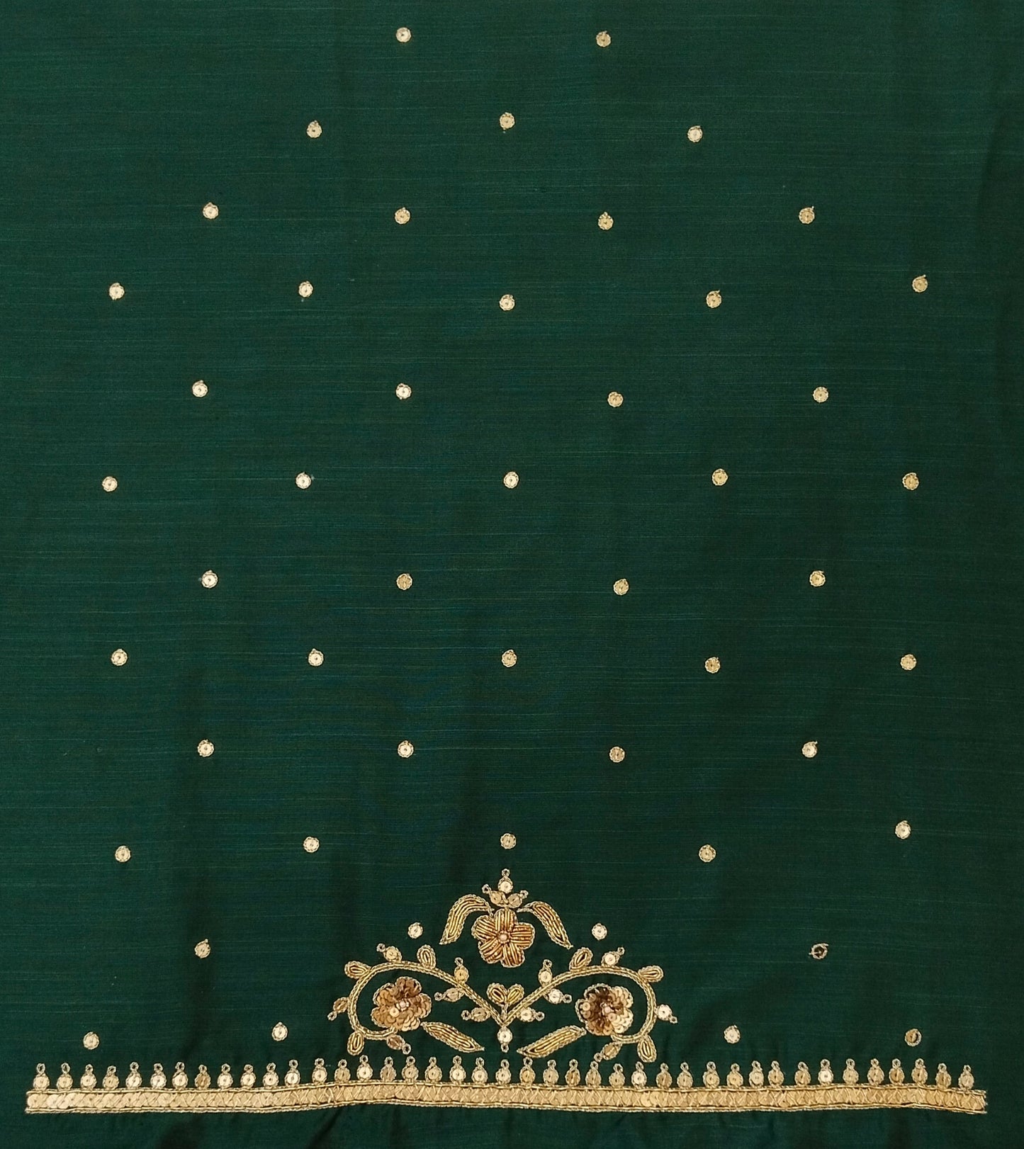Baagh-e-Aabha Designer Kurta Set (Bottel Green)