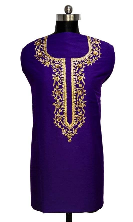 Baagh-e-Aabha Designer Kurta Set (Royal Blue)