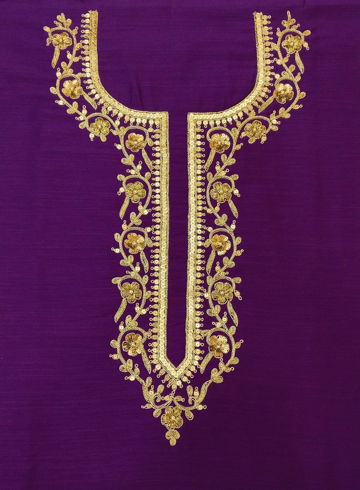 Baagh-e-Aabha Designer Kurta Set (Purple)