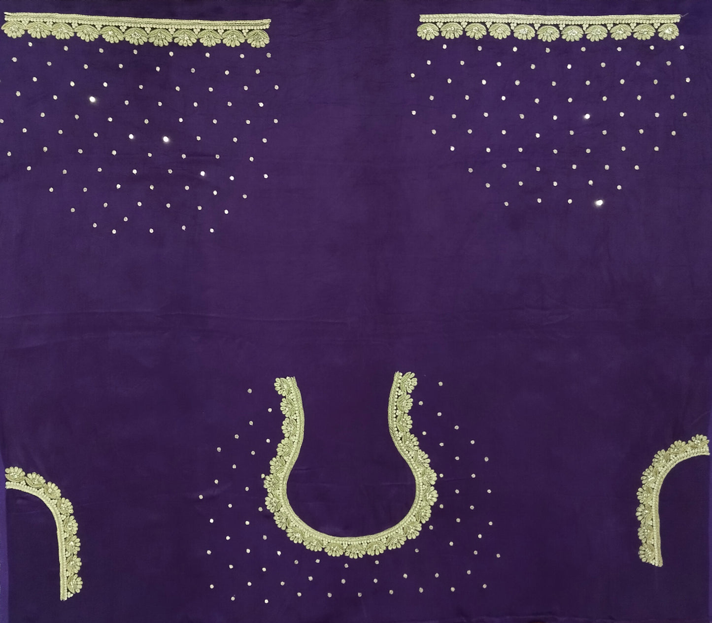 Glam Petal Elegance Blouse Piece