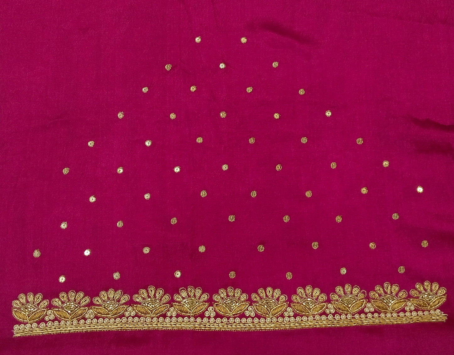 Glam Petal Elegance Blouse Piece