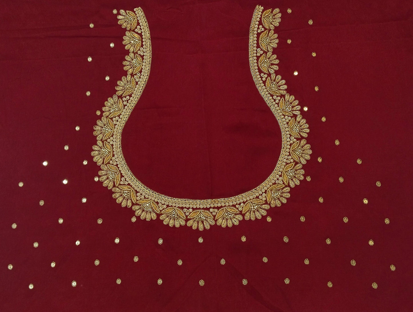 Glam Petal Elegance Blouse Piece