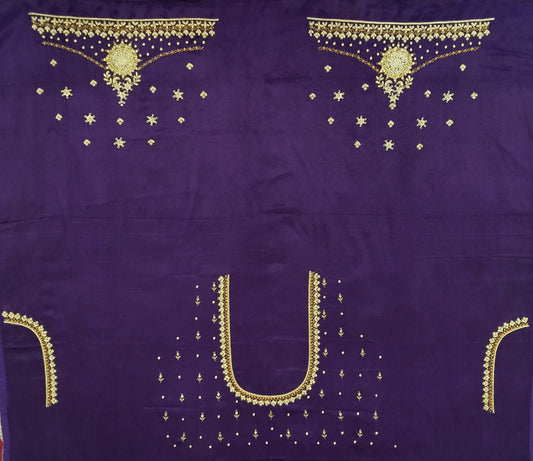 Sun Glory Heritage Blouse Piece (Purple)